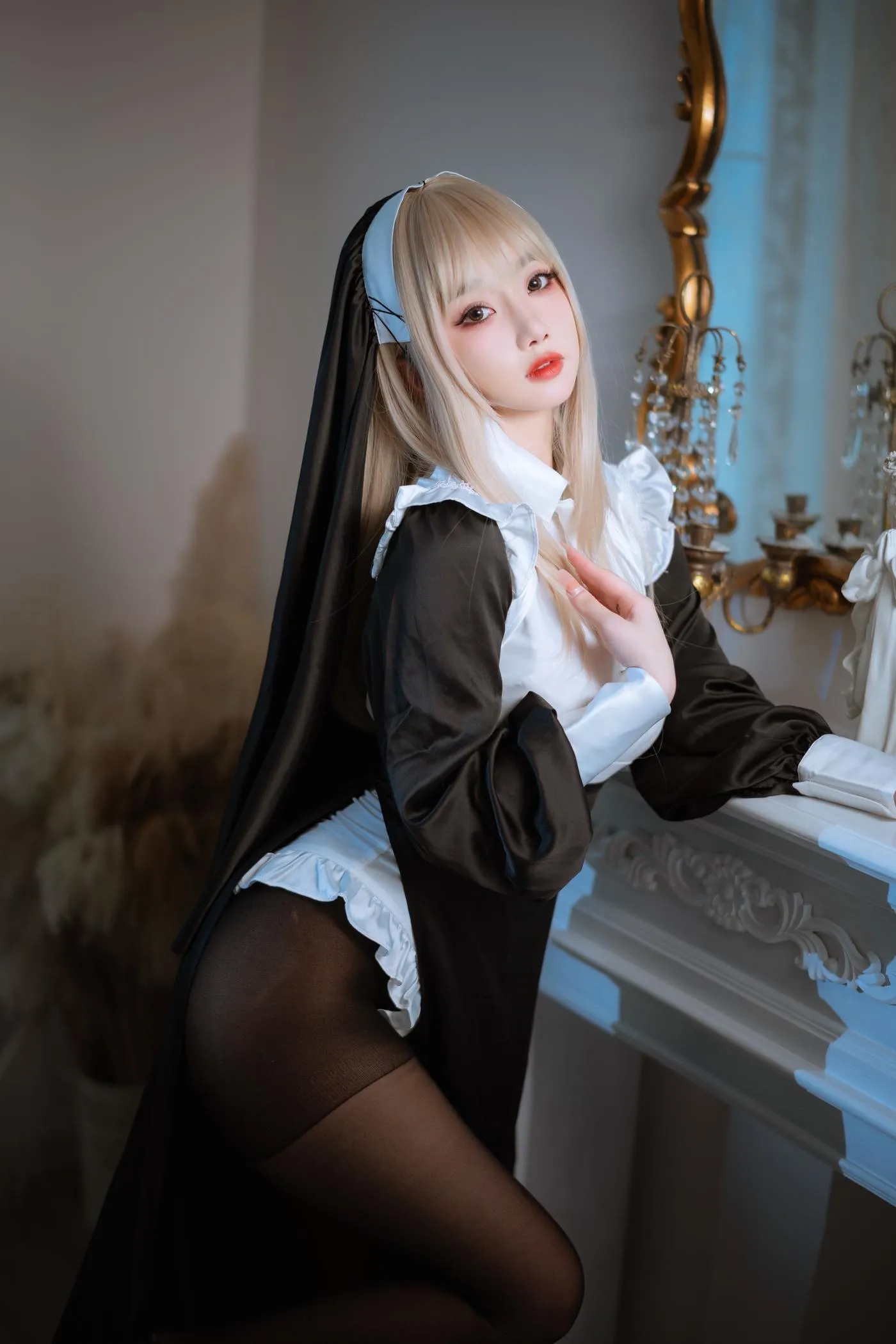鬼畜瑶在不在w – NO.50 修女 [39P]插图1